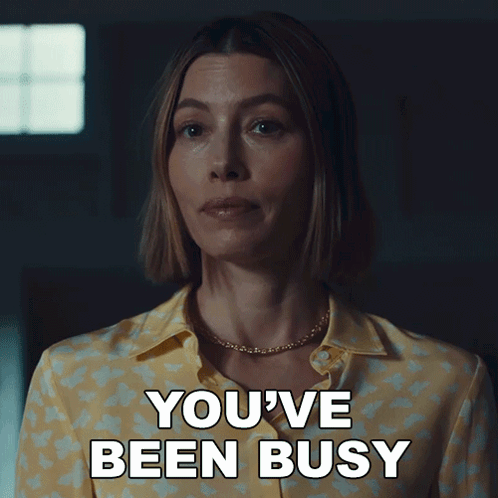 Woman In Yellow Shirt You've Been Busy