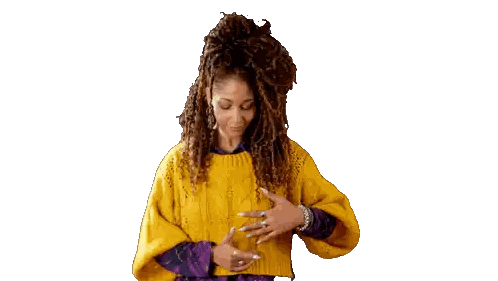 Woman in Yellow Sweater Hugged by Man in Green