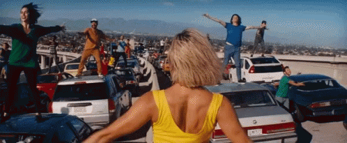 Woman in Yellow Tank Top Dancing