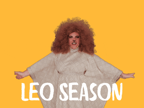 Woman It's Leo Season GIF