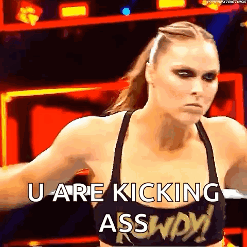 Woman Kicking Ass Shirt