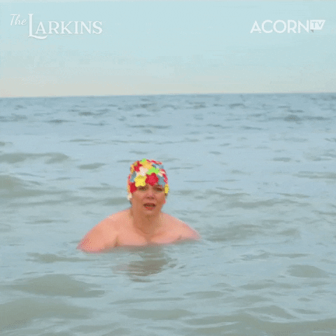 Woman Larkin Love Swimming GIF