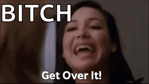 Woman Laughing Bitch Get Over It