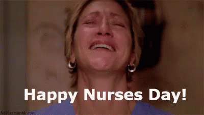 Woman Laughing Happy Nurses Day