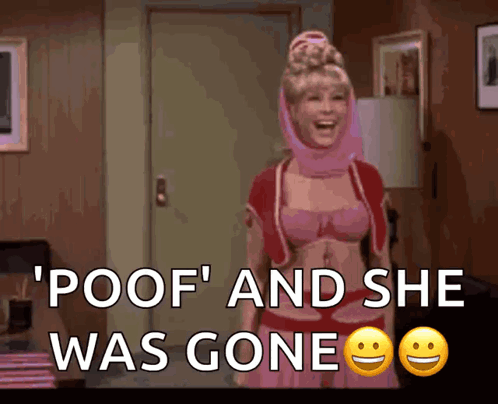 Woman Laughing Poof and She Was Gone