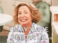 Woman Laughing Saying I May Have Peed A Little GIF