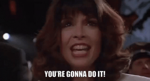 Woman Laughing Saying You're Gonna Do It