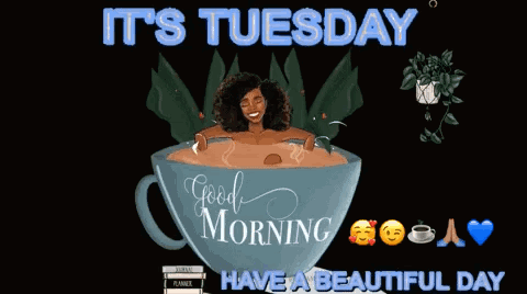 Woman Laying In Cup Of Hot Chocolate GIF