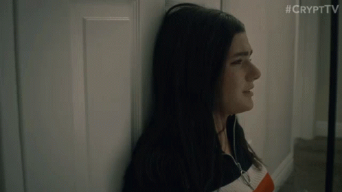 Woman Leaning Against Wall #crypttv