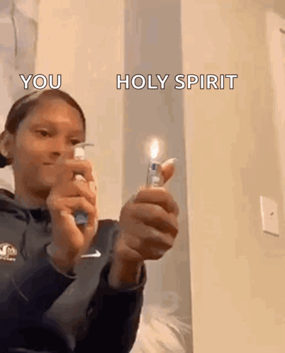 Woman Lighting Cigarette With Lighter GIF