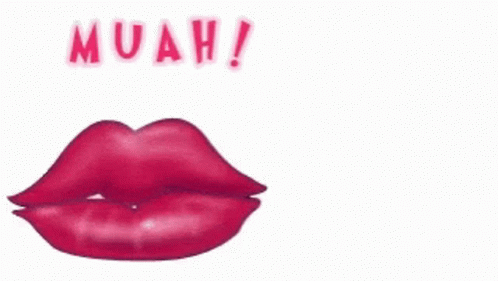 Woman Lips and Heart With Muah