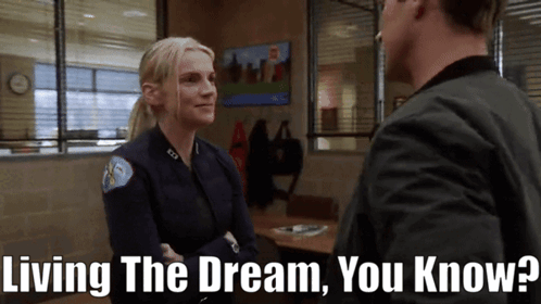 Woman Living The Dream GIF