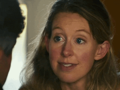 Woman Looking at Man Close Up
