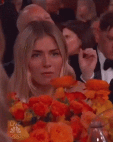 Woman Looks Like Unamused GIF
