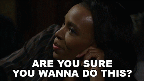 Woman Lying Down With Are You Sure You Wanna Do This GIF