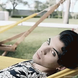 Woman Lying in Hammock Miami