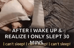 Woman Lying On Bed With Pillow And Blanket GIF