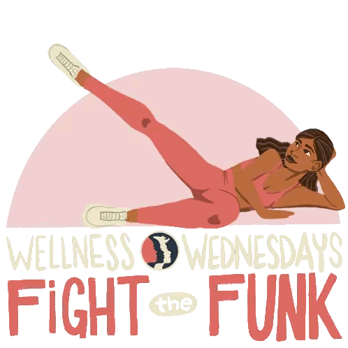Woman Lying on Floor Wellness Wednesdays Fight the Funk
