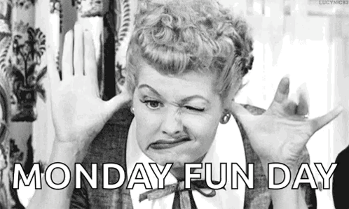Woman Making Face Monday Fun Day