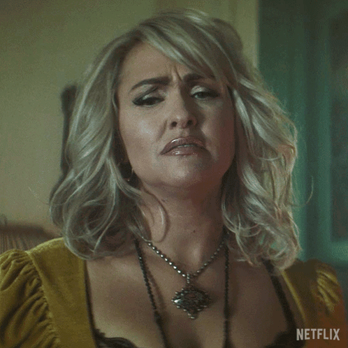 Woman Making Funny Face Ew