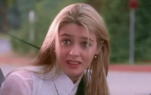 Woman Making Funny Face Eyes Closed
