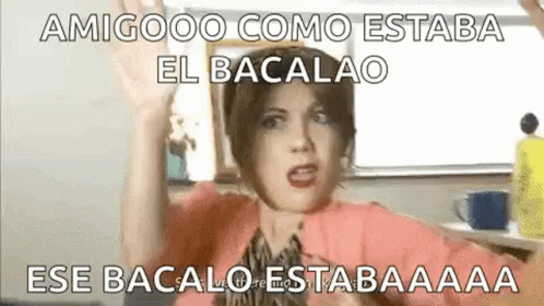 Woman Making Funny Face In Kitchen GIF