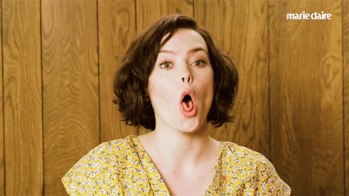 Woman Making Funny Face Marie Claire GIF