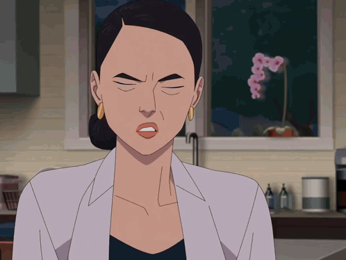 Woman Making Funny Face GIF