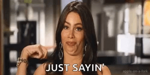 Woman Making Funny Face Pointing At Camera GIF