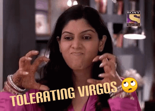 Woman Making Funny Face Tolerating Virgos