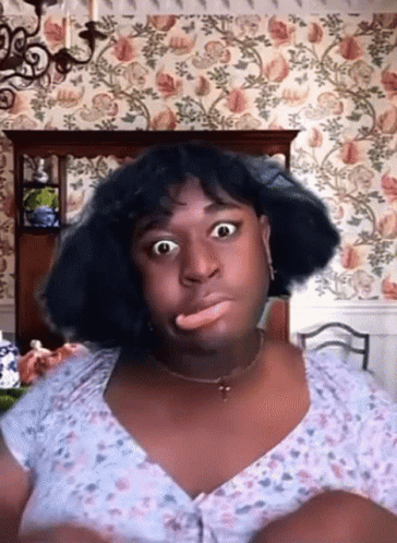 Woman Making Funny Face With Tongue Out