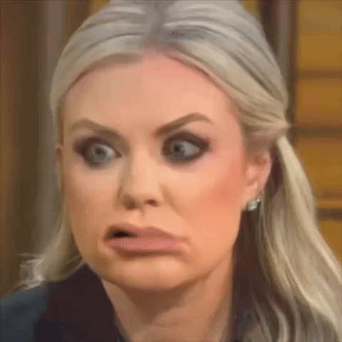Woman Making Funny Face GIF