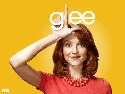 Woman Making Glee Hand Gesture