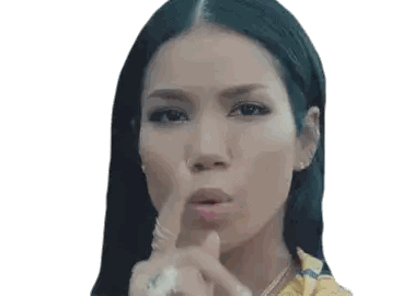Woman Making Shhh Sign