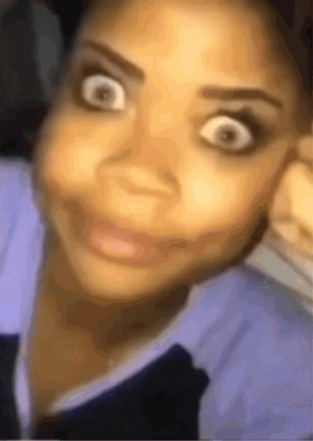 Woman Making Surprised Face GIF