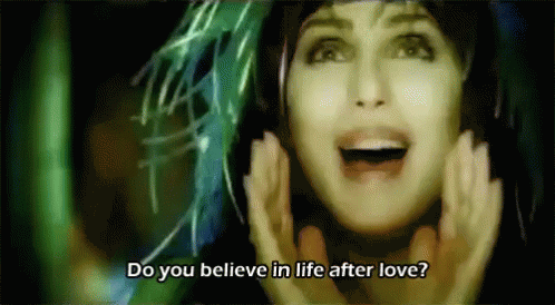 Woman Mouth Open Do You Believe in Life After Love