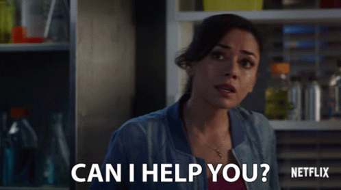 Woman Netflix Ad Can I Help You GIF
