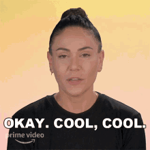Woman Nodding Okay Cool Cool Cool GIF