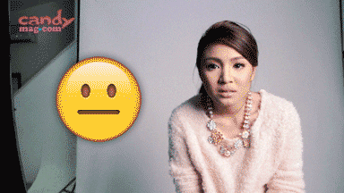 Woman Not Blinking Straight Face GIF