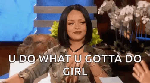 Woman On Couch Says U Do What U Gotta Do Girl GIF