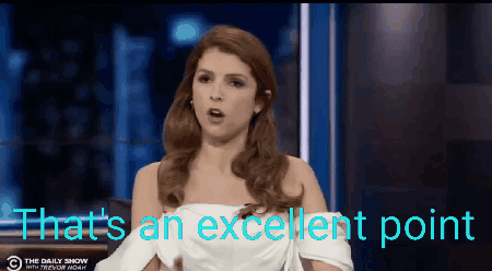Woman on Daily Show: That's an Excellent Point