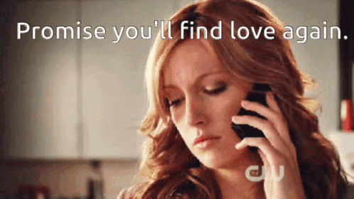 Woman on Phone Promise You'll Find Love Again