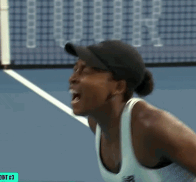 Woman on Tennis Court Number 3