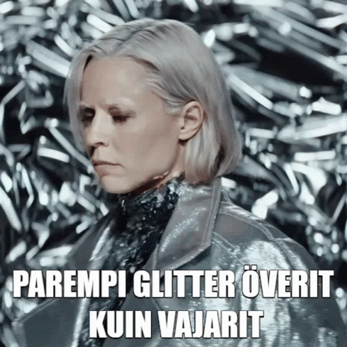 Woman Parempi Glitter Overit