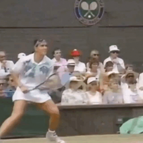Woman Playing Tennis GIF