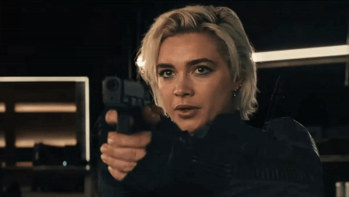 Woman Pointing Gun Saying Fuck You GIF