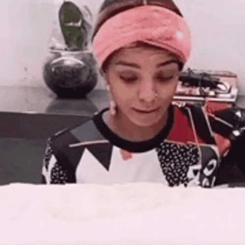 Woman Powder Punishment GIF