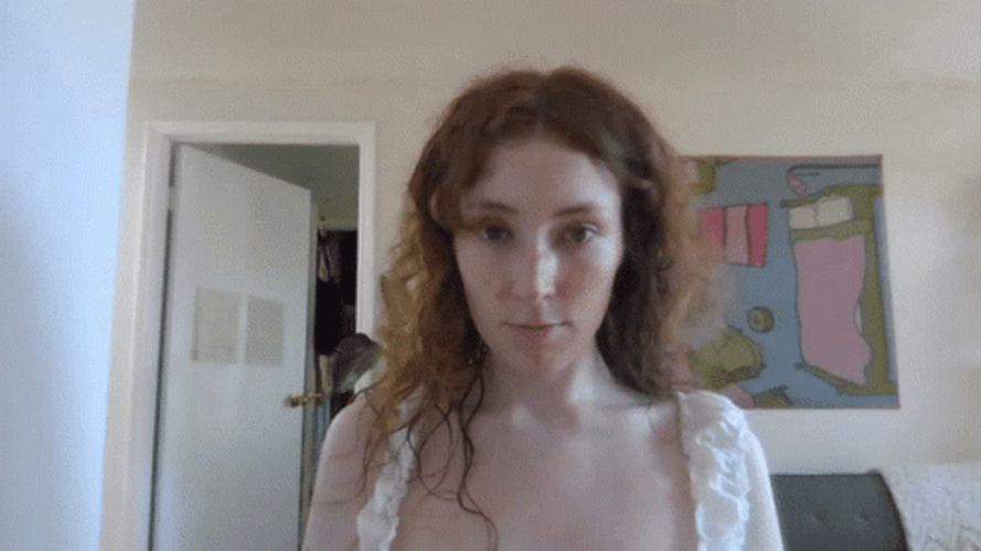 Woman Praying Sign Of The Cross  GIF