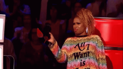 Woman Rainbow Sweater All I Want Is Love GIF