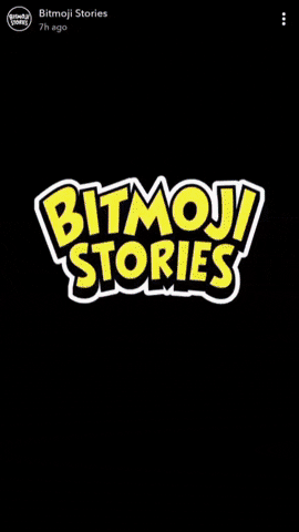 Woman Reading Book Bitmoji Avatar GIF